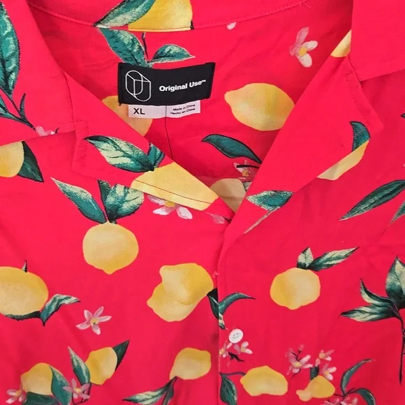 Original Use Lemon Print Shirt - Picture 5 of 9